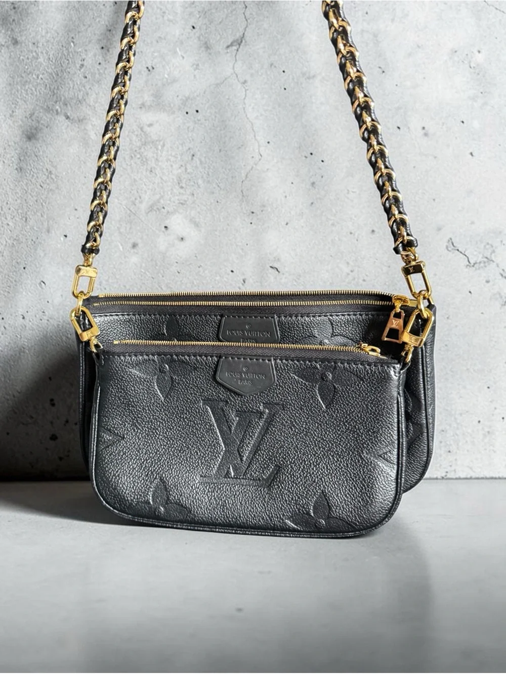 Louis Vuitton Black Multi-Pochette Accessoires Shoulder Bag